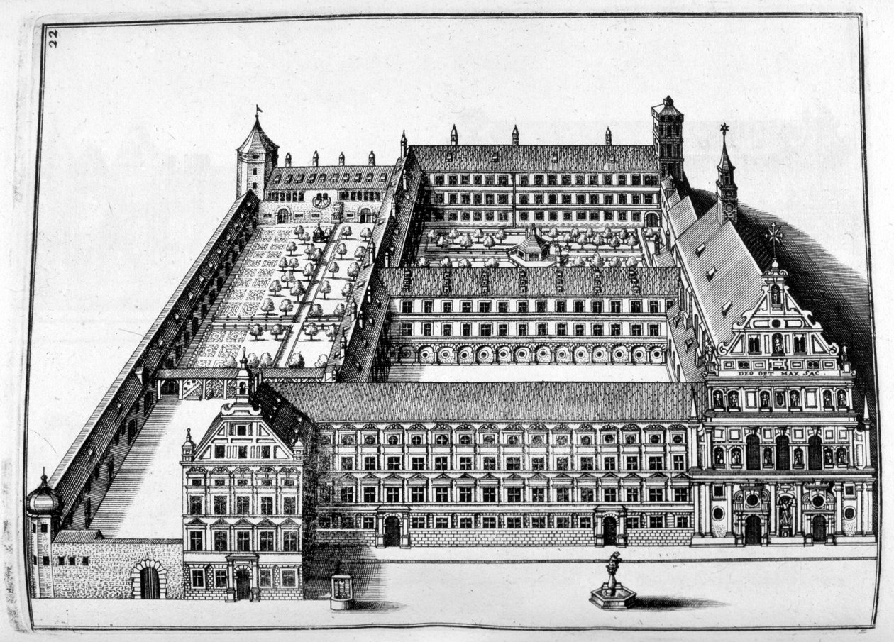 Chateaudesign, 1664 av Georg Andreas Bockler