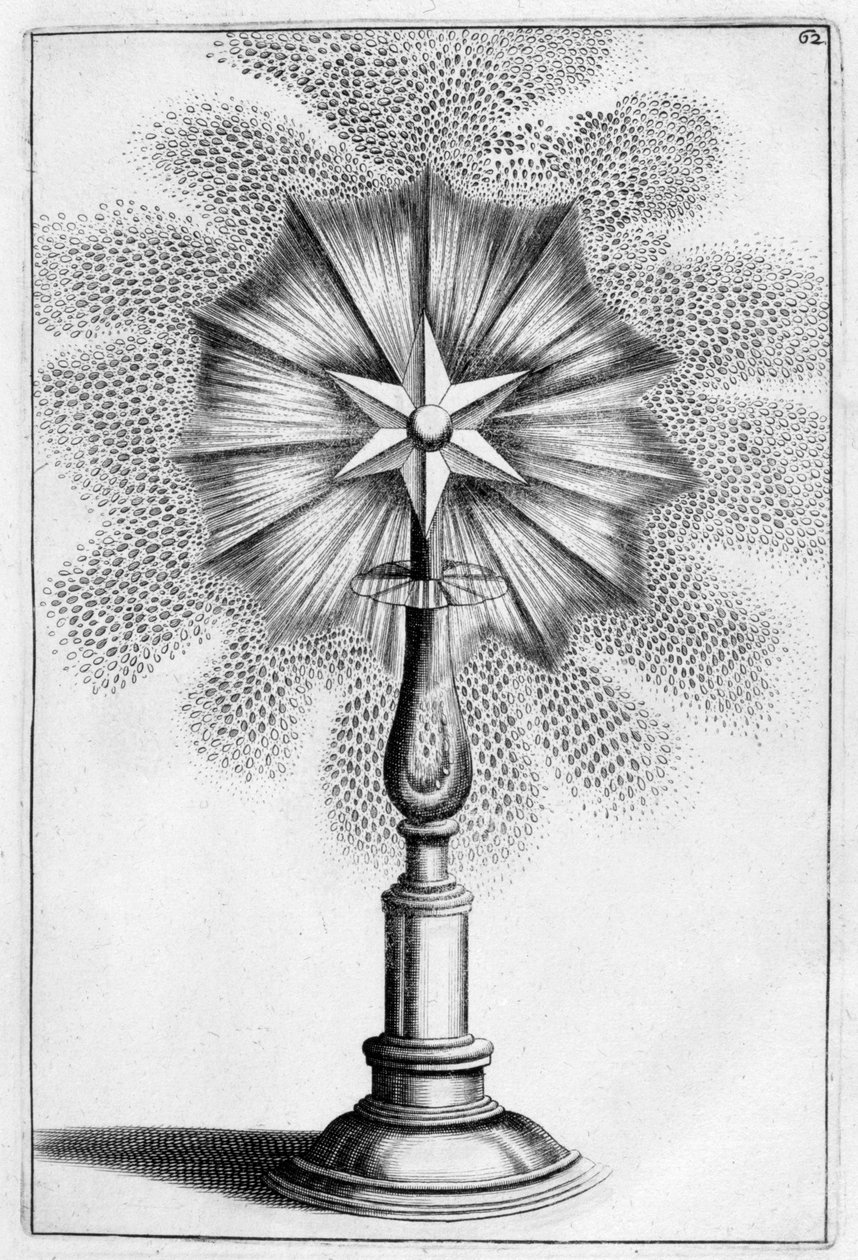 Stjerne dekorativ fontenedesign, 1664 av Georg Andreas Bockler