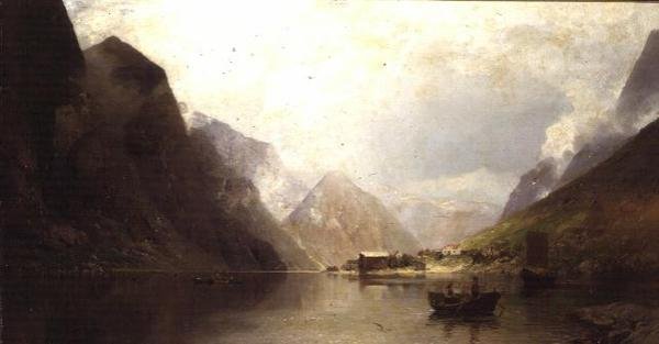 En fjord av Georg Anton Rasmussen
