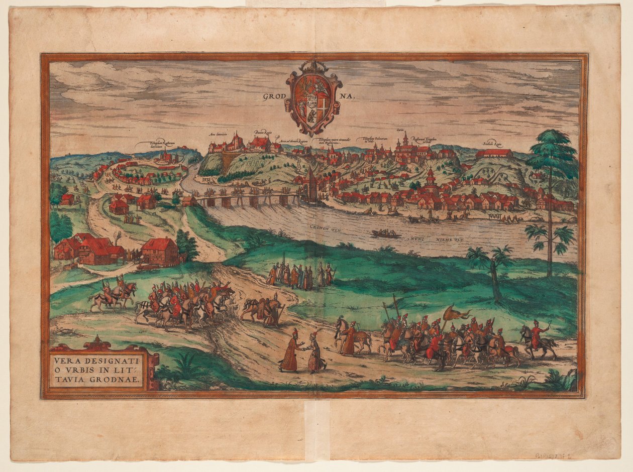 Grodno Fra: Terrarium, 1577 av Georg Braun und Franz Hogenberg