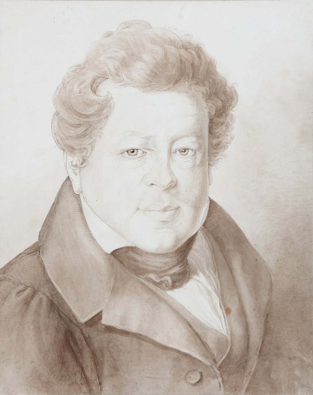 Portrett av Alexander Ivanovich Turgenev 1784-1845, 1833 av Georg Christian August Kestner