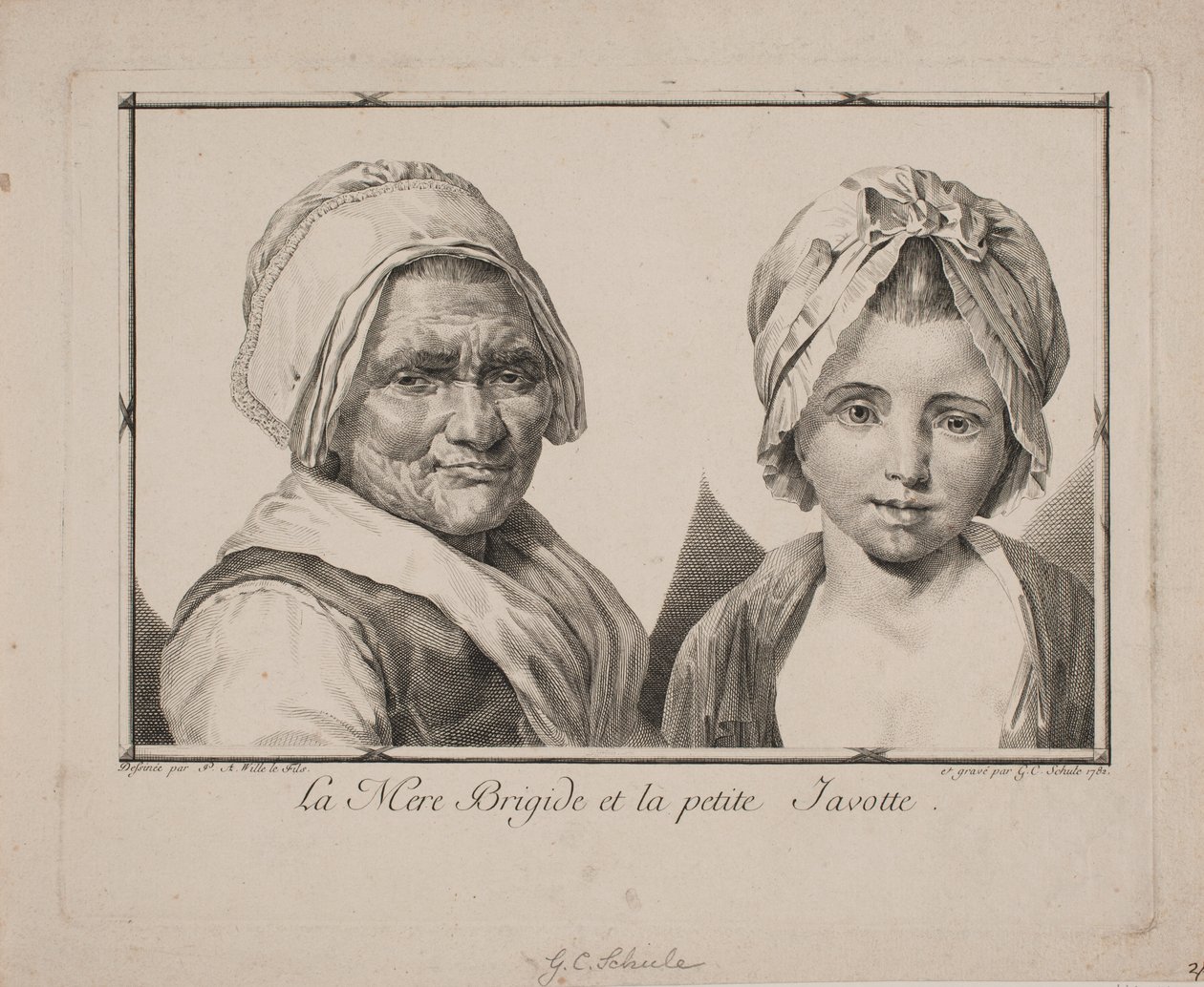 Mor Brigide og lille Javotte av Georg Christian Schule