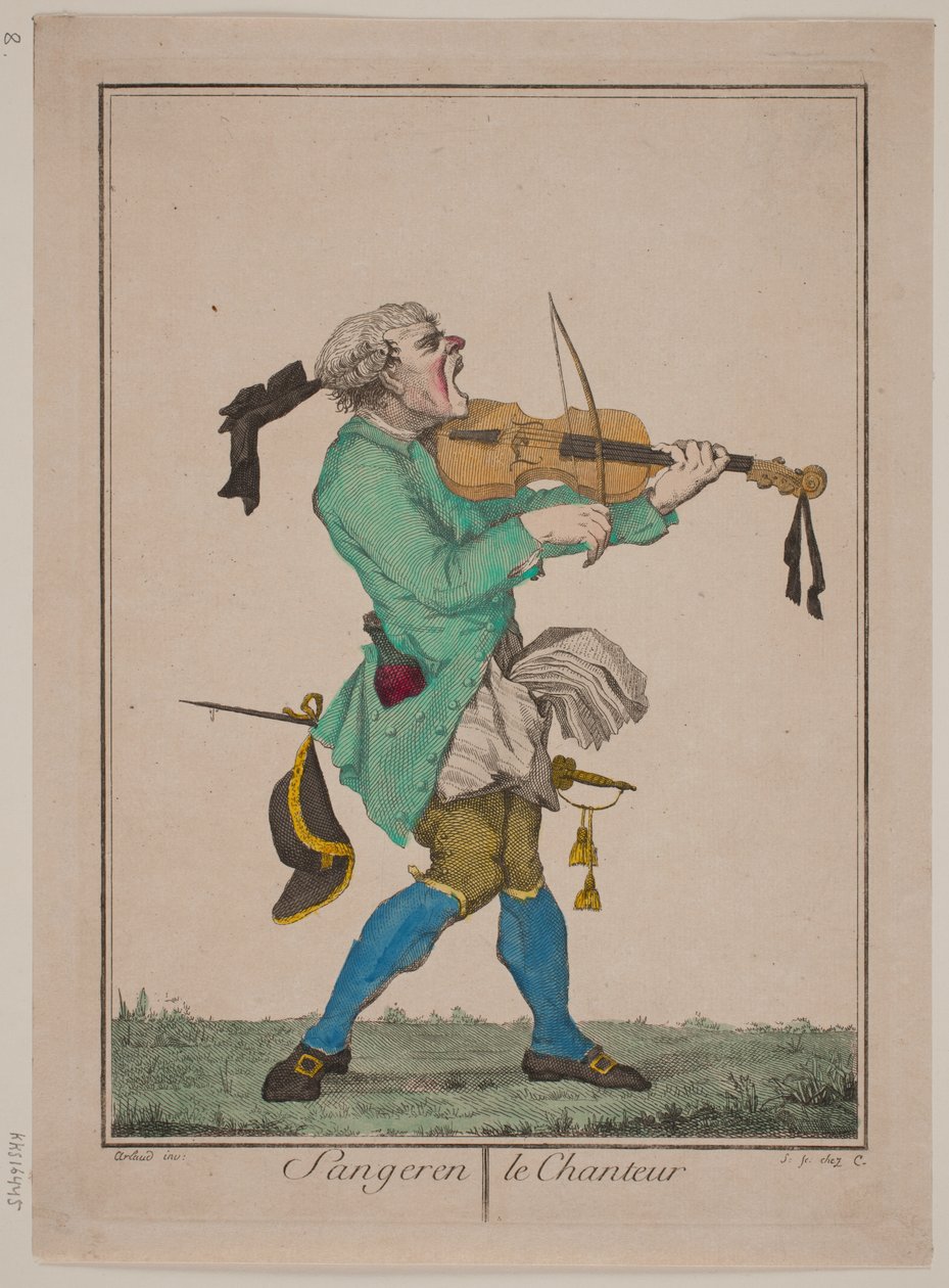 "Sangeren" av Georg Christian Schule