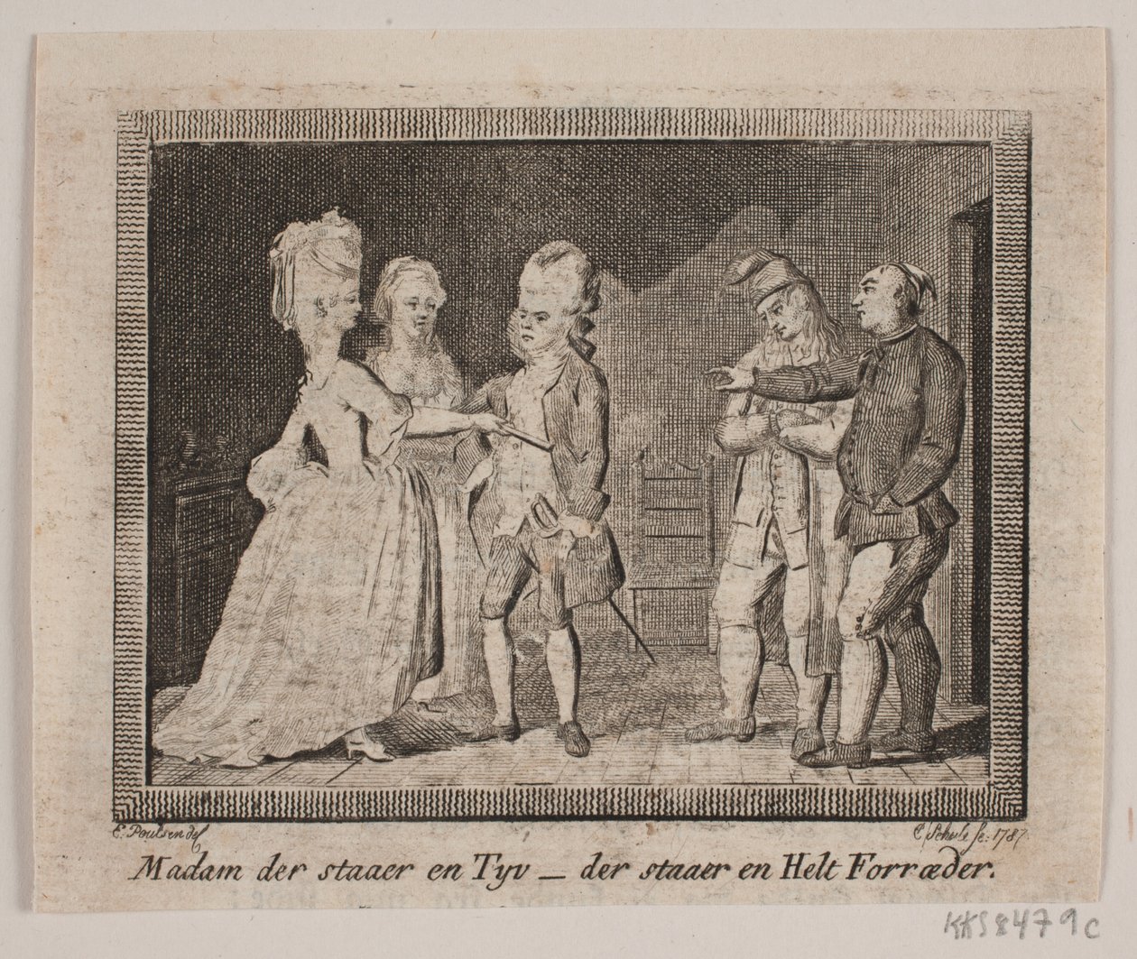 Vignett for J. H. Wessels "Alle skrifter" av Georg Christian Schule