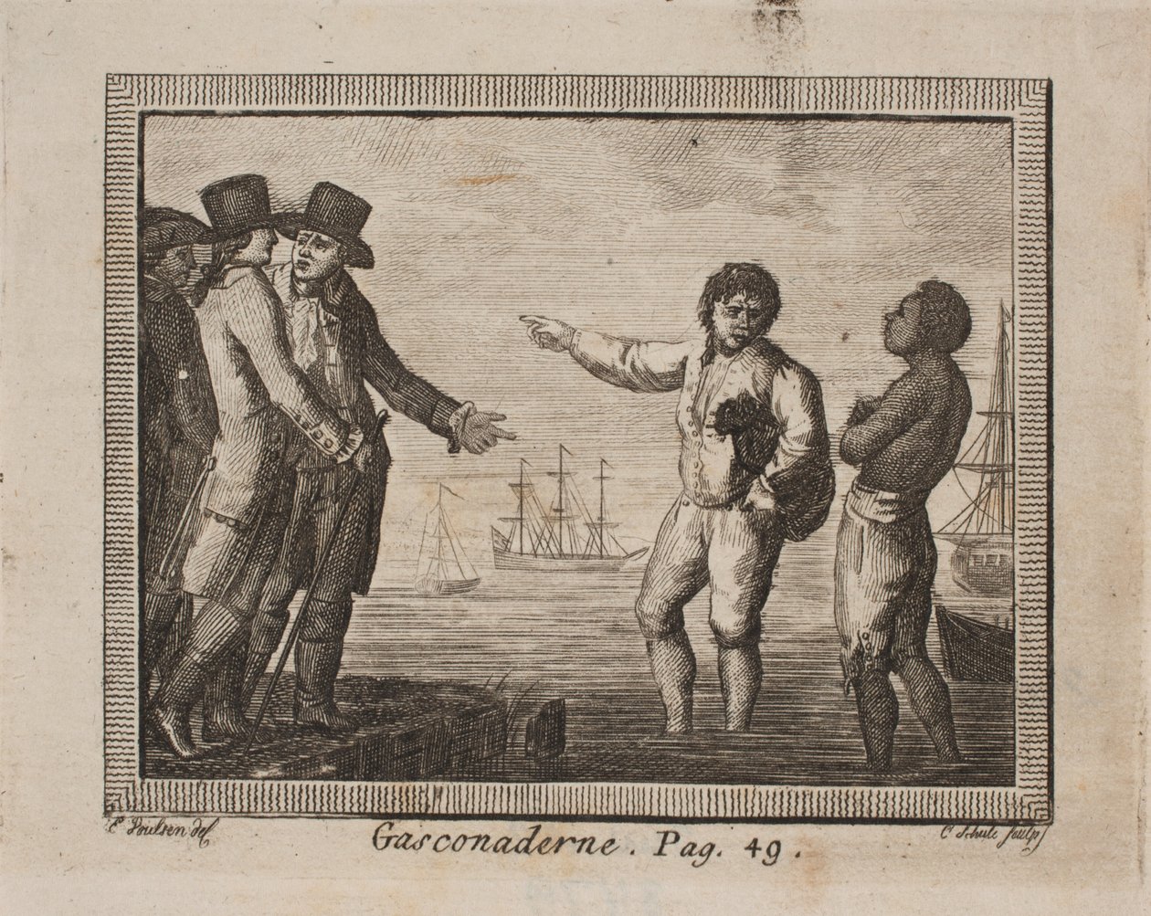 Vignett for J. H. Wessels "Alle skrifter" av Georg Christian Schule