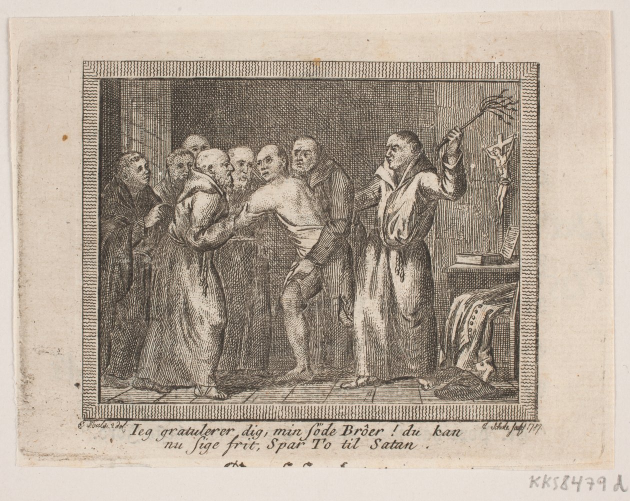 Vignett for JH Wessels "Alle skrifter" av Georg Christian Schule