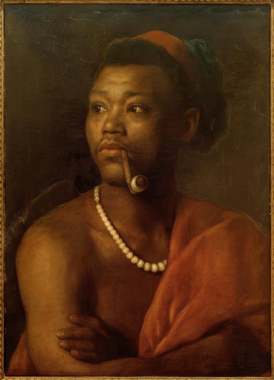 Portrett av en mulatt av Georg Cornicelius