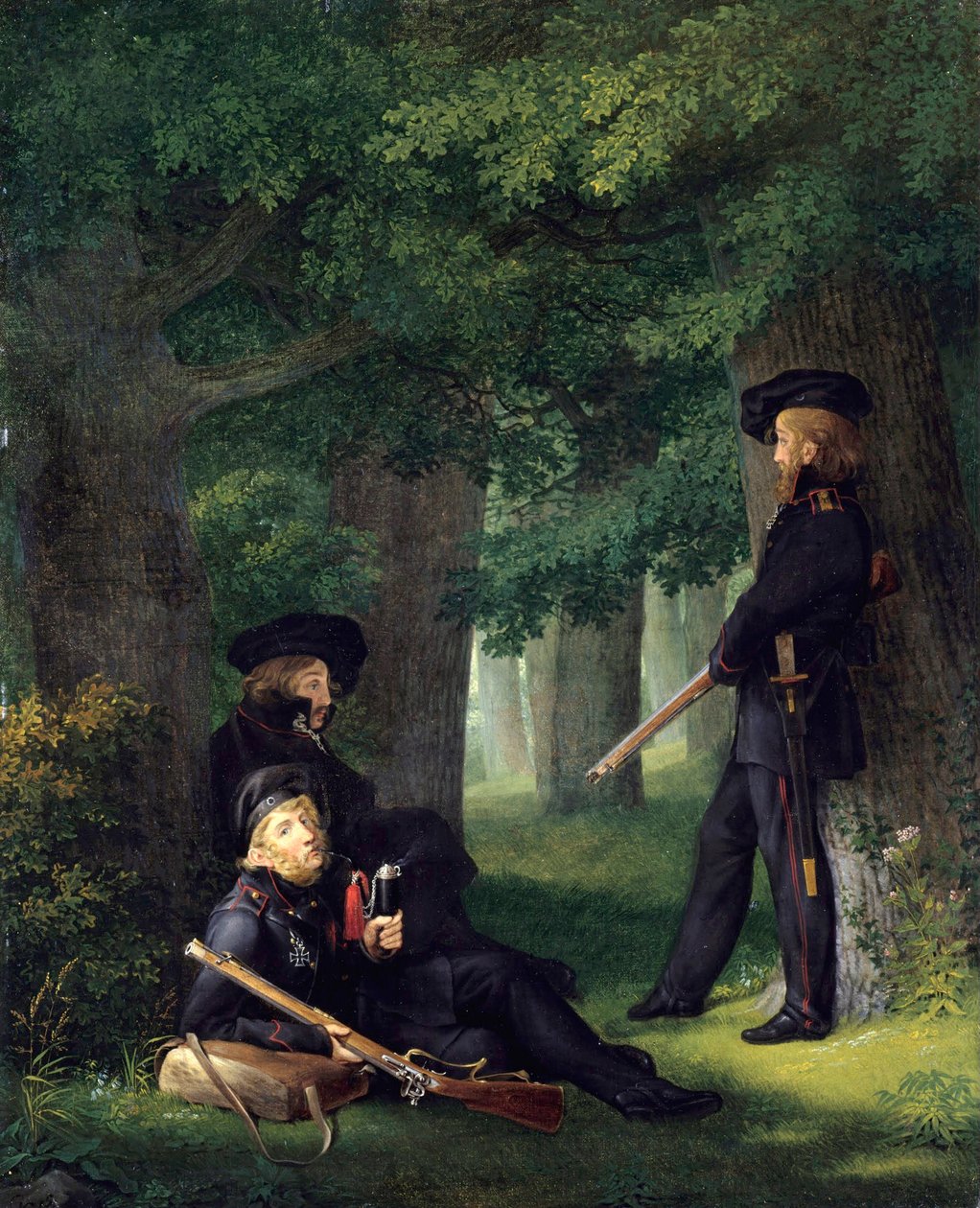 Utposttjeneste 1815 av Georg Friedrich Kersting