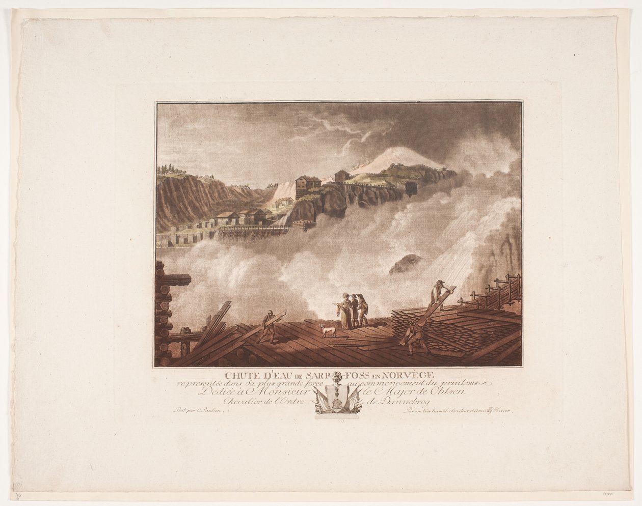Sarp-Foss foss i Norge av Georg Haas