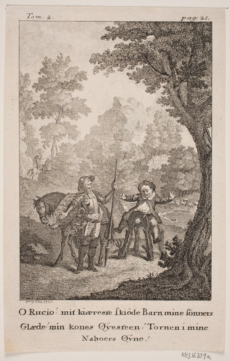 Illustrasjon til Don Quixote av Georg Haas