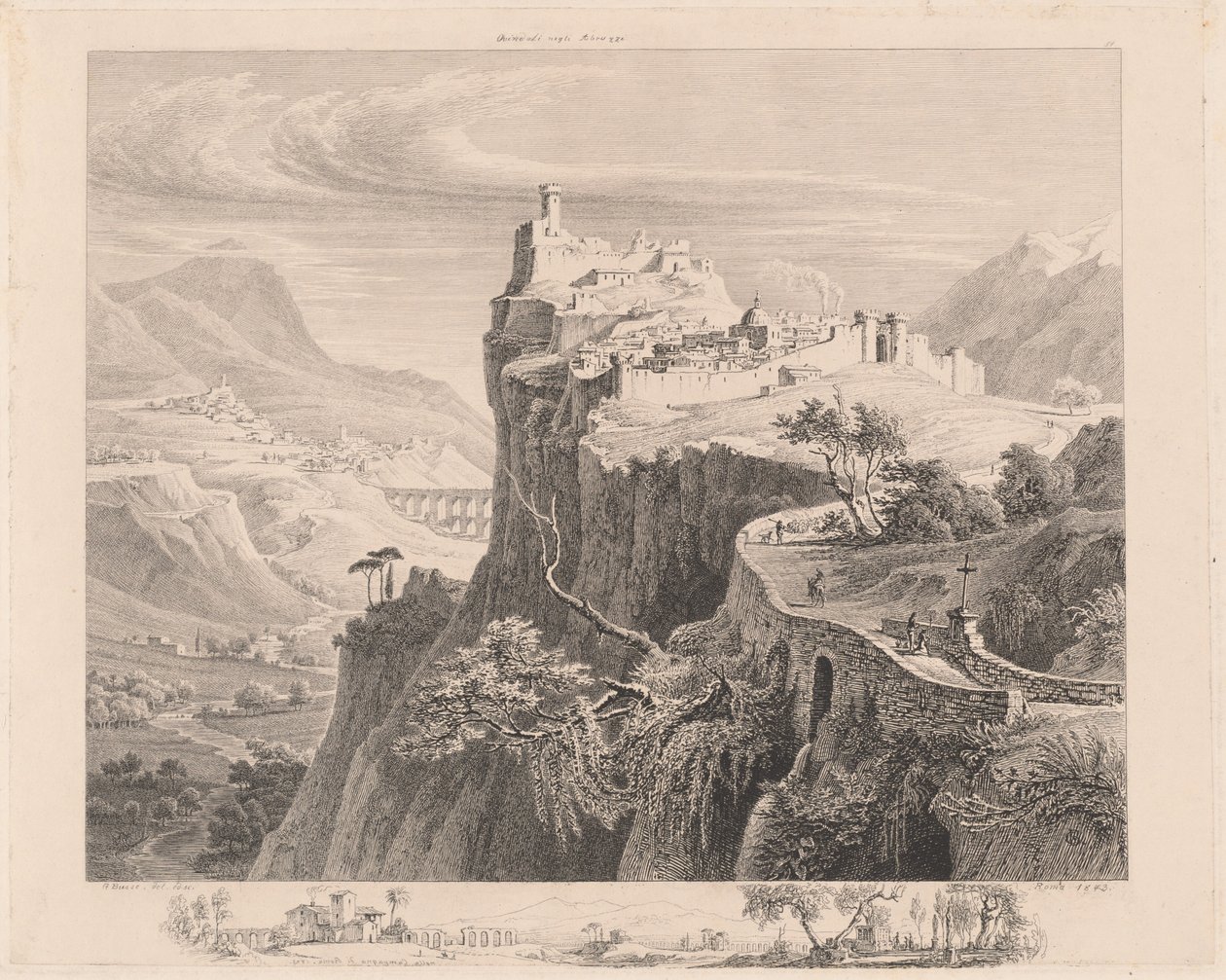 Ovindoli i Abruzzi av Georg Heinrich Busse