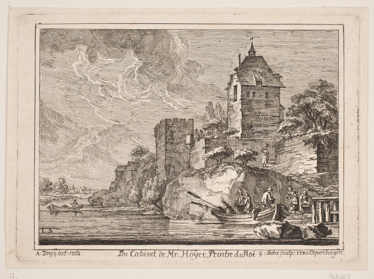 Et gammelt slott av Georg Mathias Fuchs