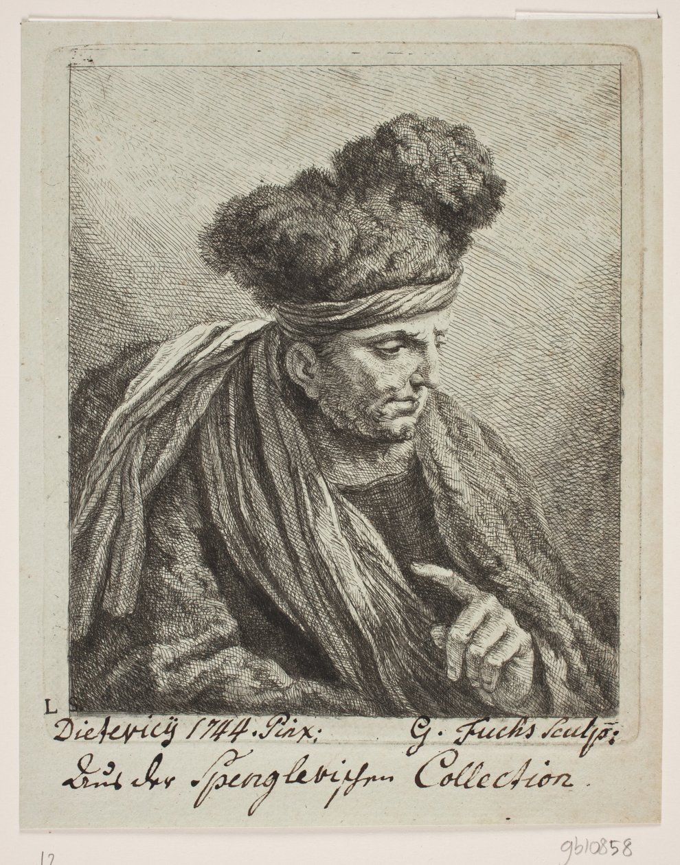 En mann med turban av Georg Mathias Fuchs