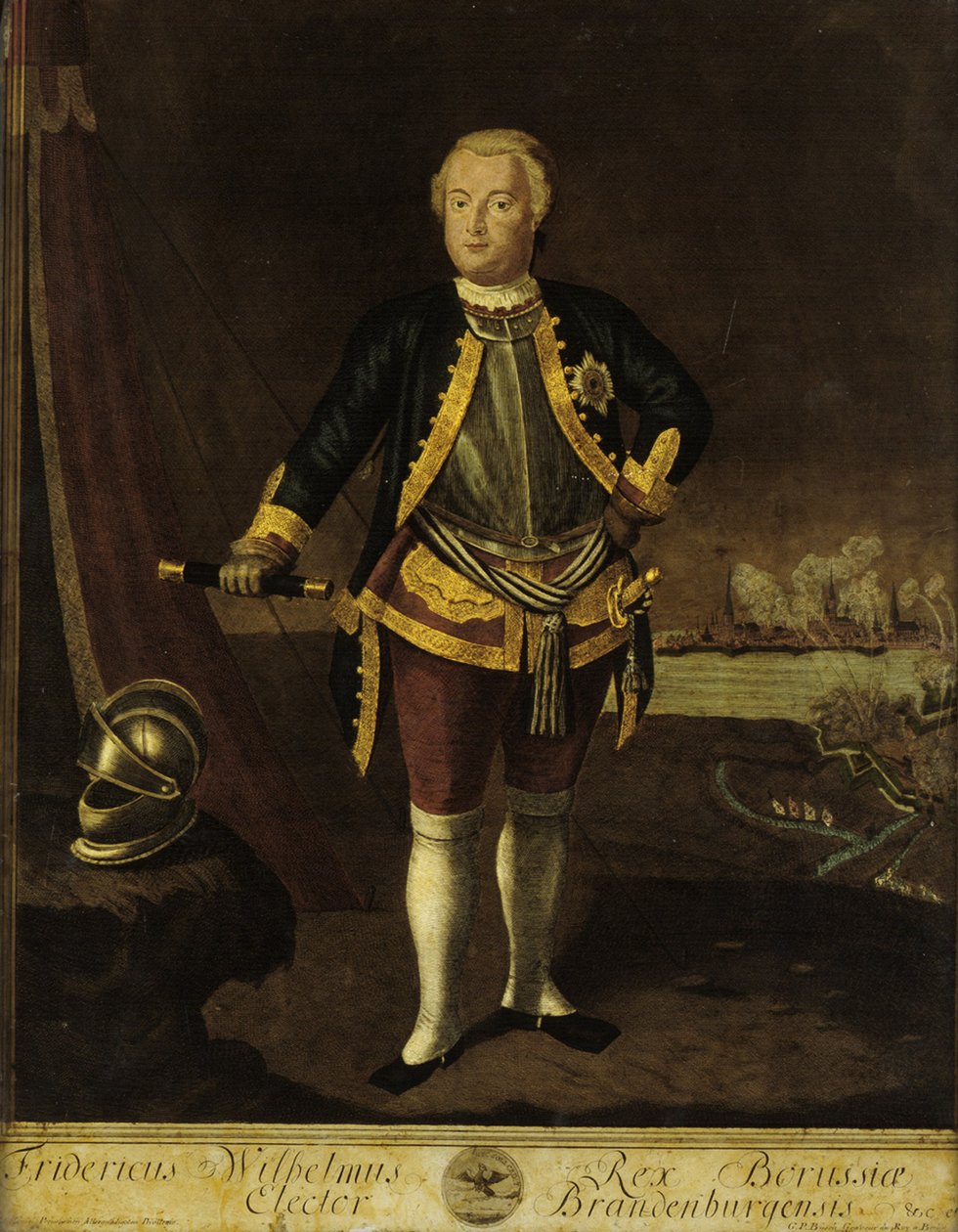 Frederick I av Preussen Frederick William Konge av Preussen kurfyrste av Brandenburg av Georg Paul Busch