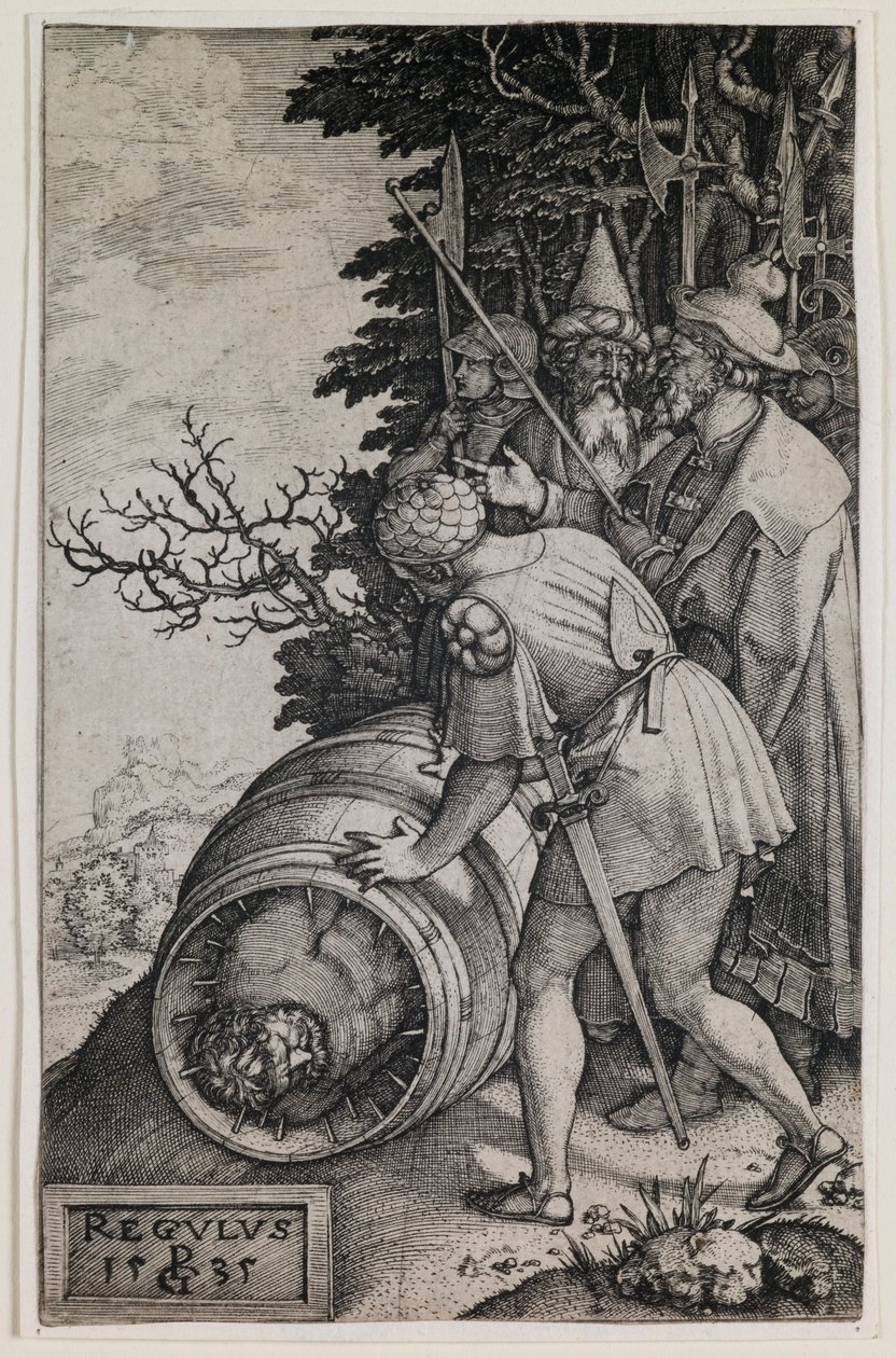 Attilus Regulus av Georg Pencz