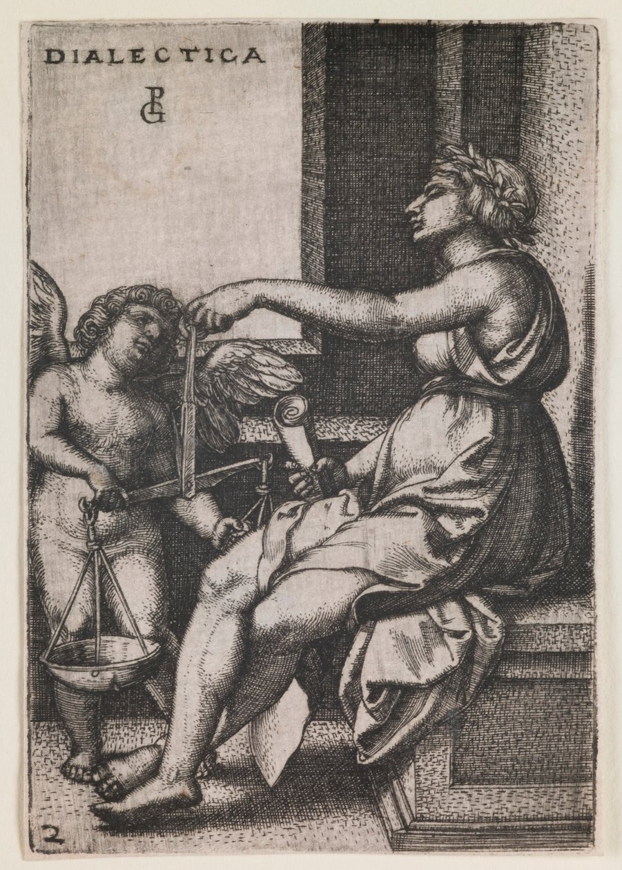 Dialectica, fra serien "The Liberal Arts" av Georg Pencz