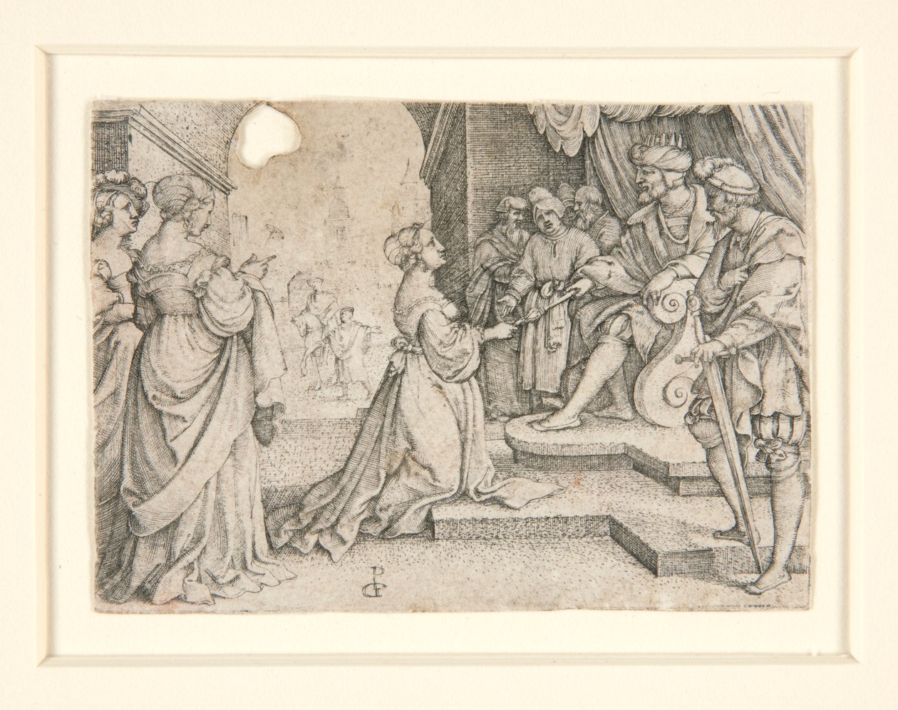 Ester før Ahasverus av Georg Pencz