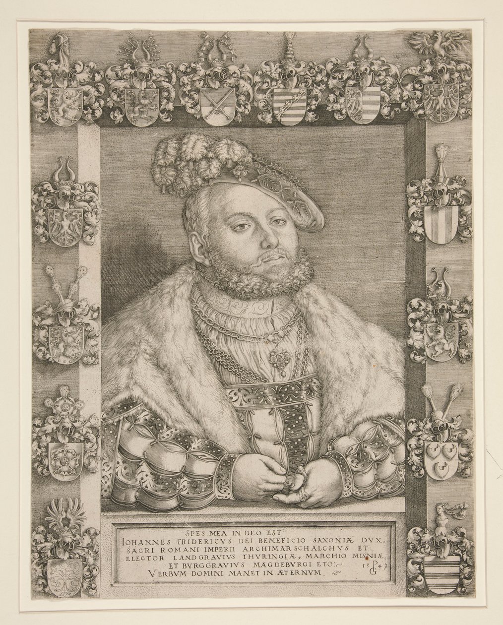 Fredrik den vise, kurfyrst av Sachsen av Georg Pencz