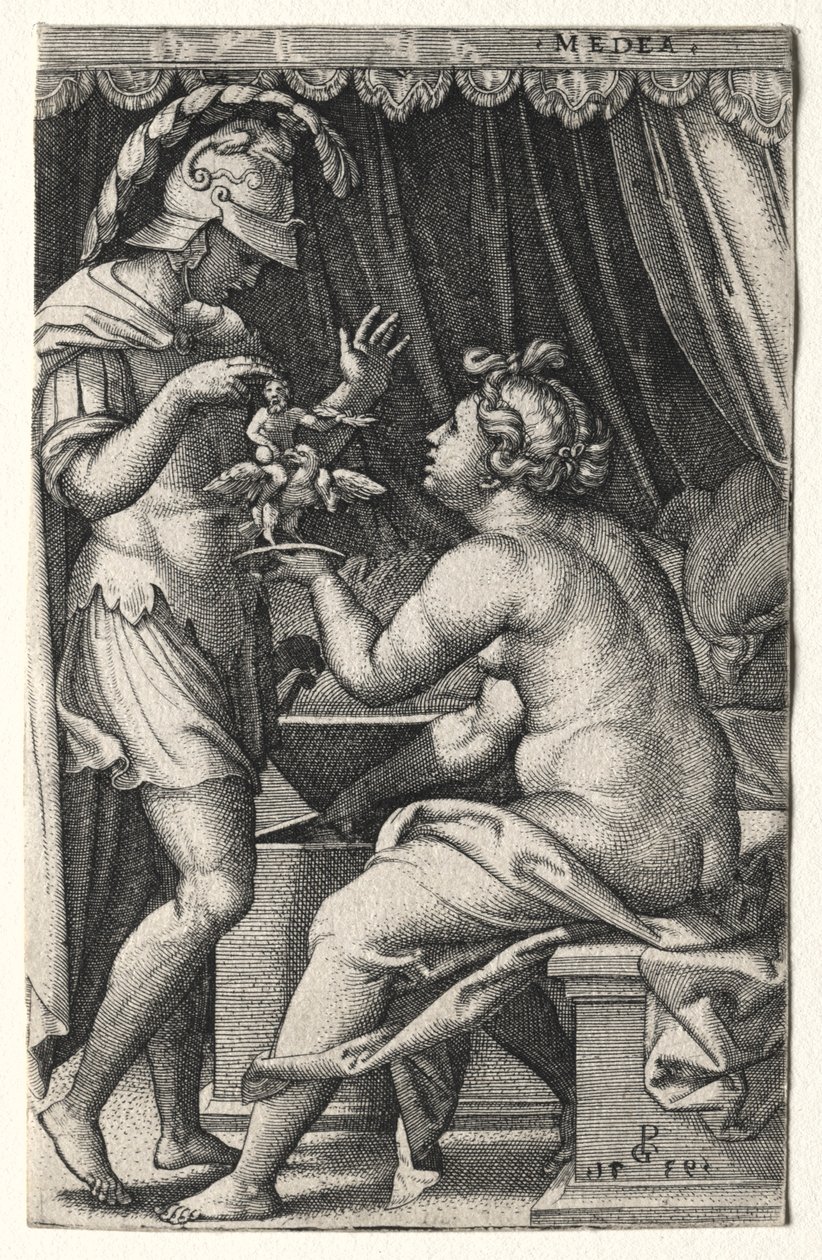 Medea og Jason av Georg Pencz