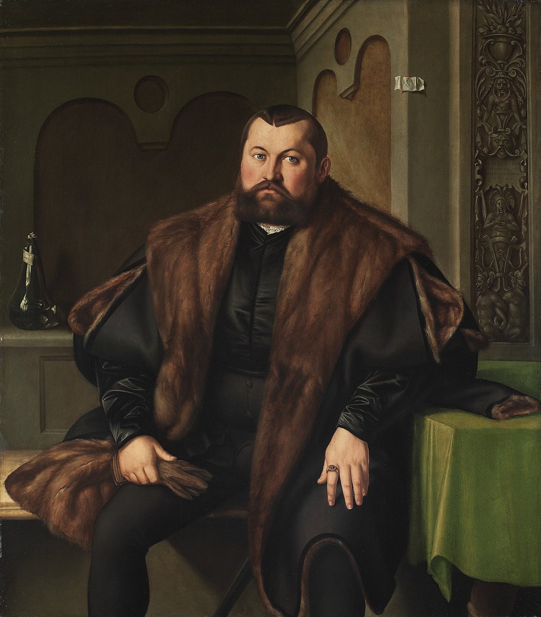 Portrett av Sigismund Baldinger 1510-1558, 1545 av Georg Pencz