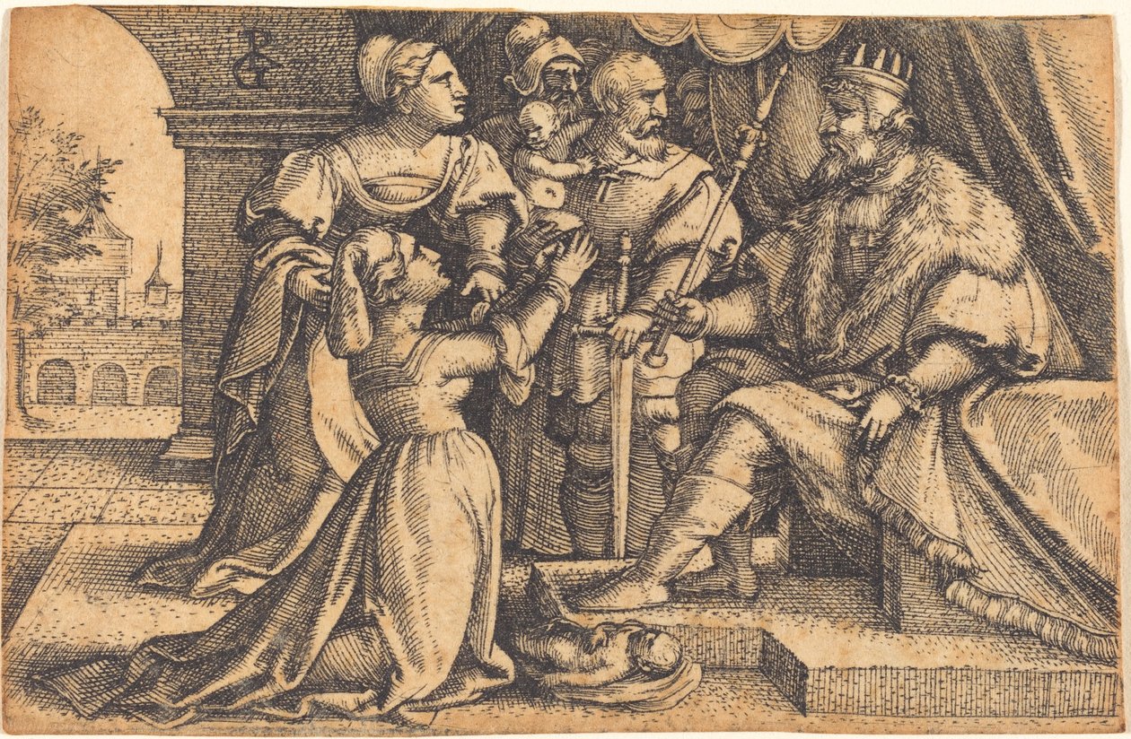 Salomos dom av Georg Pencz