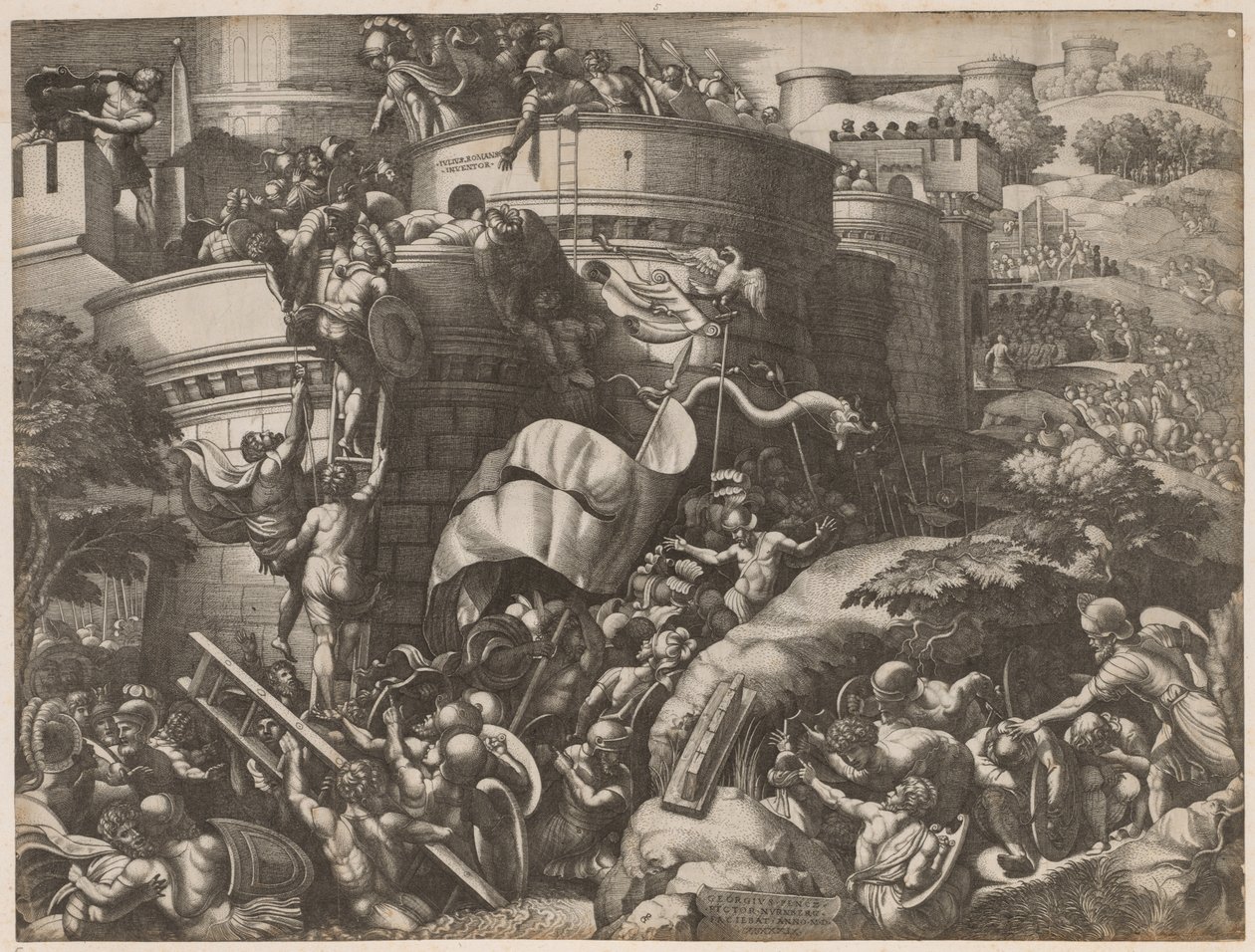 Beleiringen av Kartago av Georg Pencz