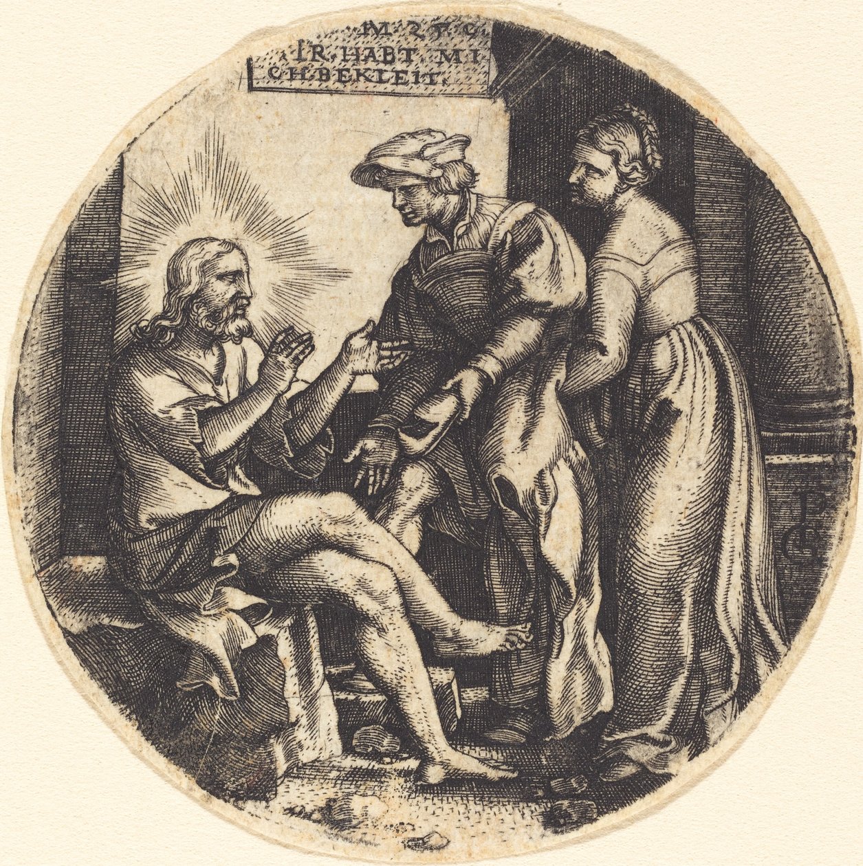 Å kle de nakne av Georg Pencz
