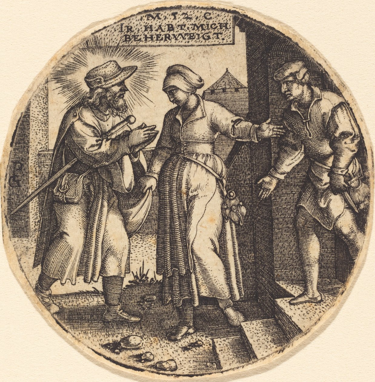 For å huse pilegrimene av Georg Pencz