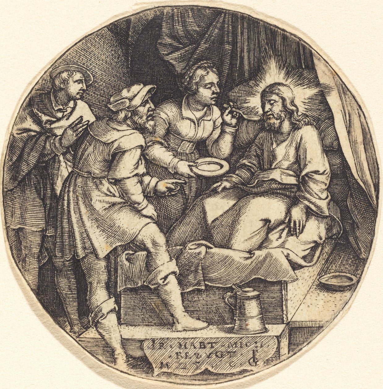Å pleie de syke av Georg Pencz