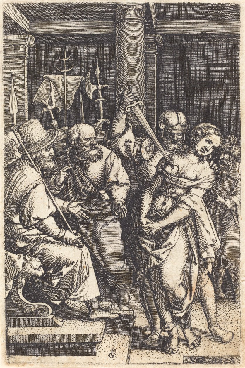 Virginius dreper sin datter av Georg Pencz