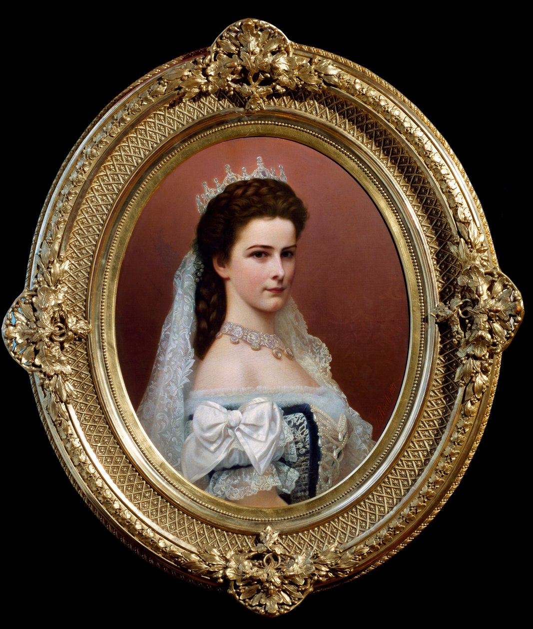 Byste av Elisabeth av Østerrike (kallenavnet Sisi) av Georg Raab