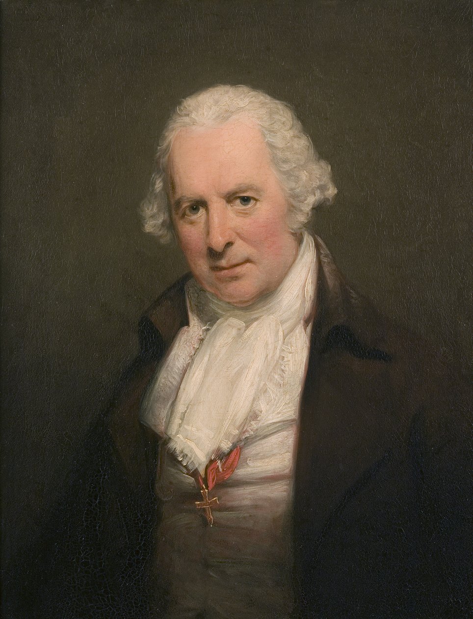 Portrett av tannlegen Bartholomew Ruspini av Georg Romney