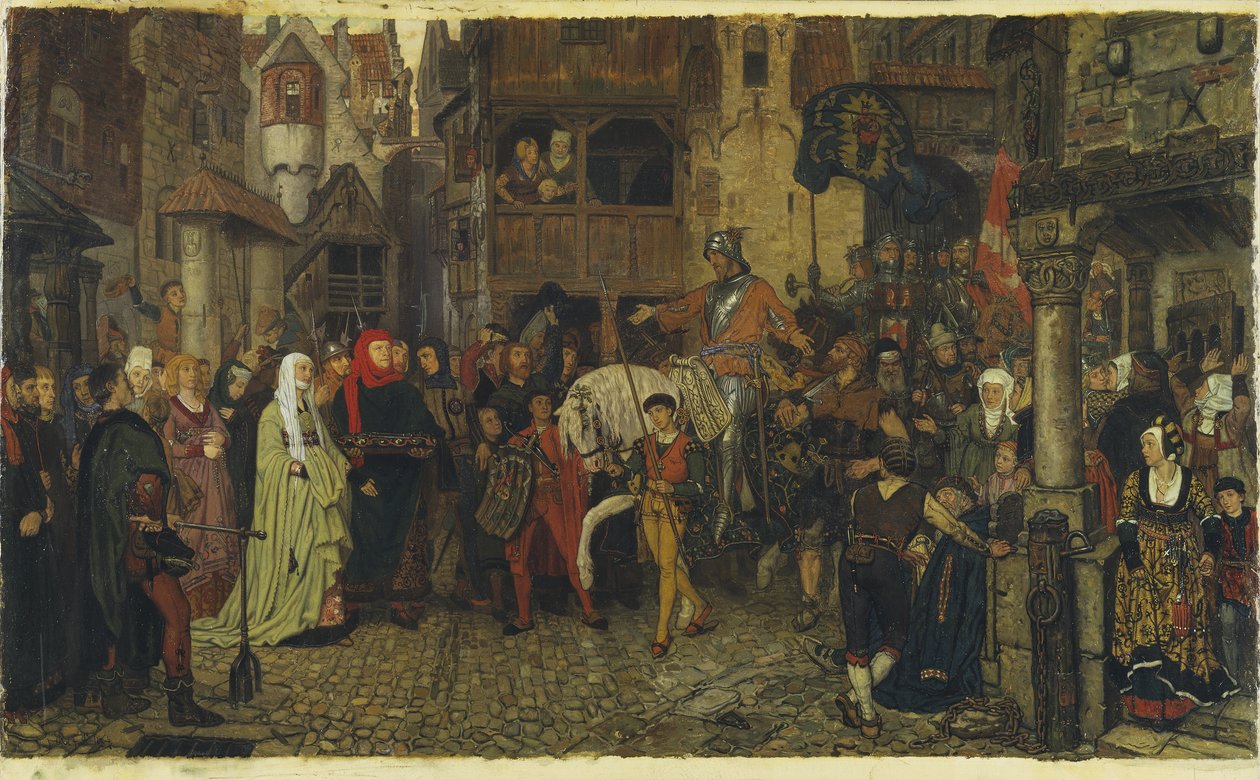 Sten Sture den eldstes inntog i Stockholm, 1864 av Georg Rosen