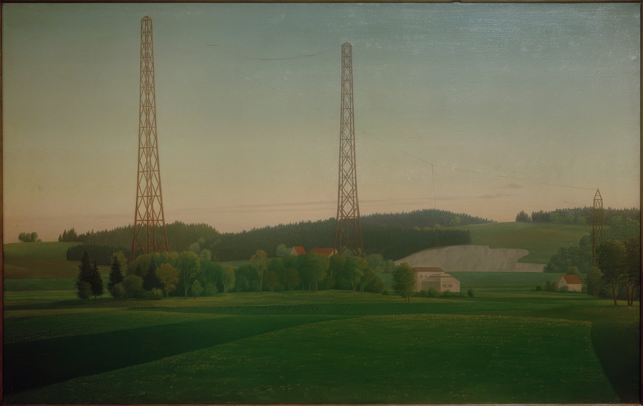 Kringkastingsstasjon (Fürstenfeldbruck) av Georg Schrimpf