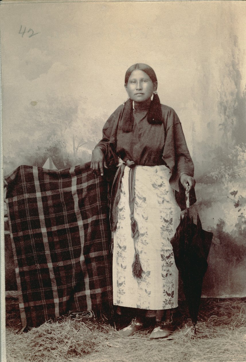 Bettie Black Bear, Kiowa av George A. Addison