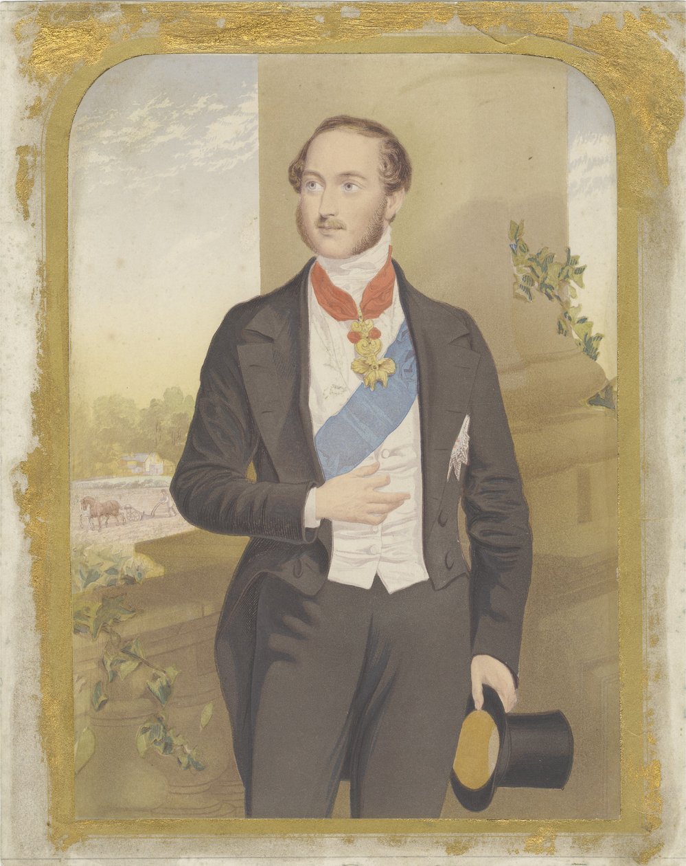 Prins Albert, etter 1855 (akvatint) av George Baxter