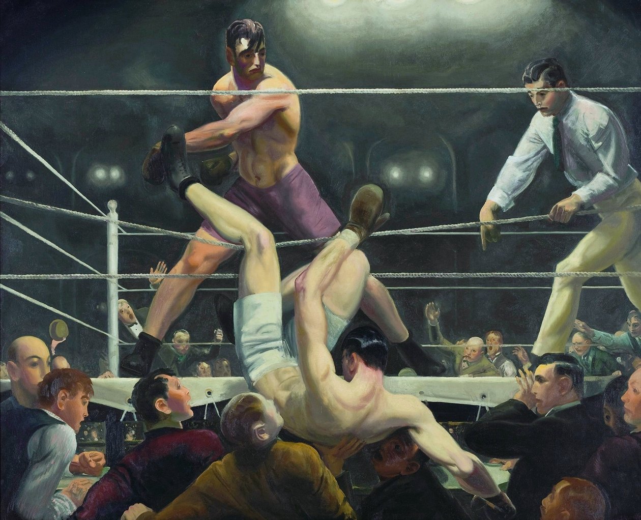 Dempsey og Firpo av George Wesley Bellows
