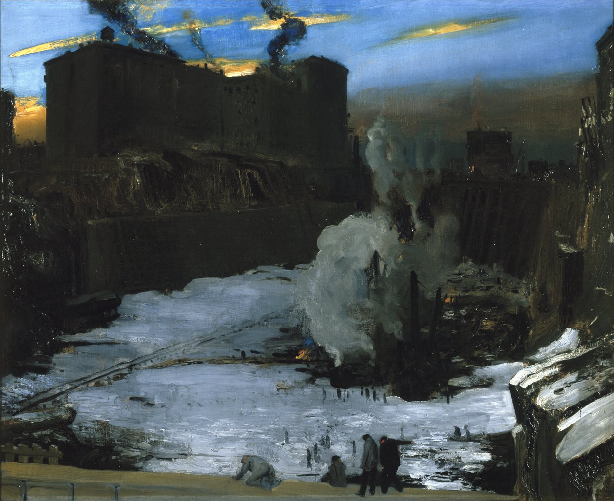 Pennsylvania Station Utgravning av George Wesley Bellows