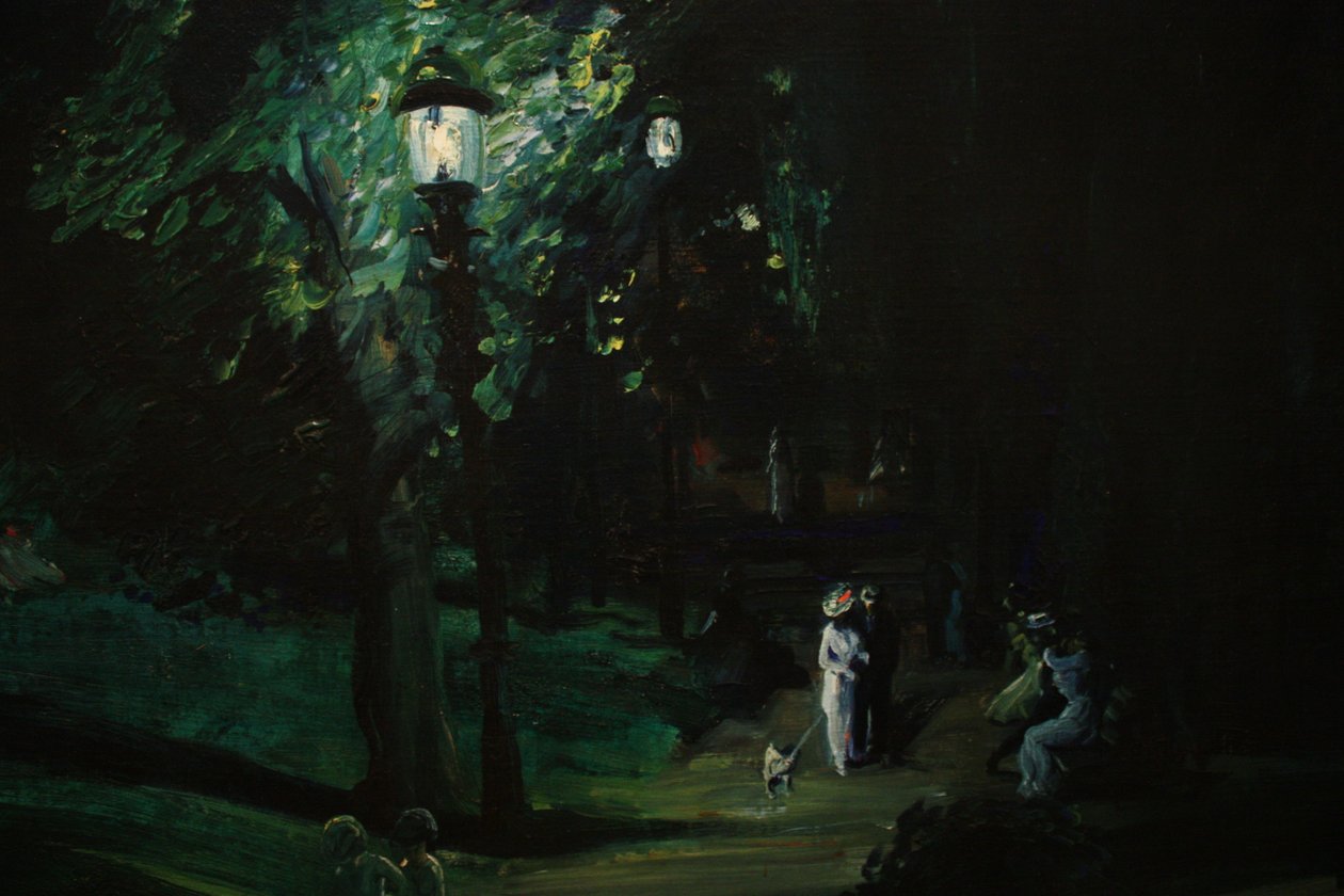 Sommernatt, Riverside Drive av George Wesley Bellows