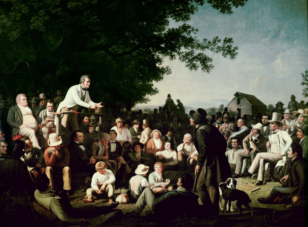 Stump snakker av George Caleb Bingham