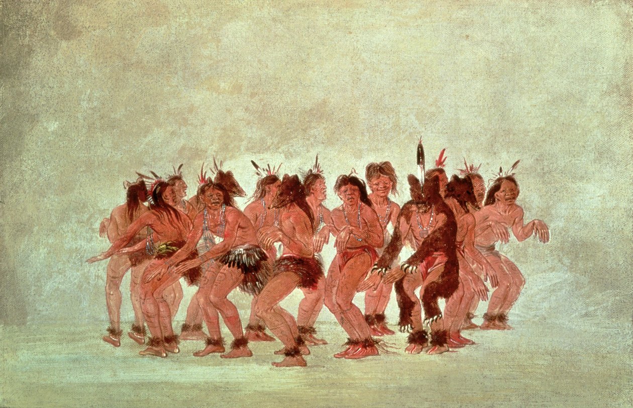 Bjørnedans av George Catlin