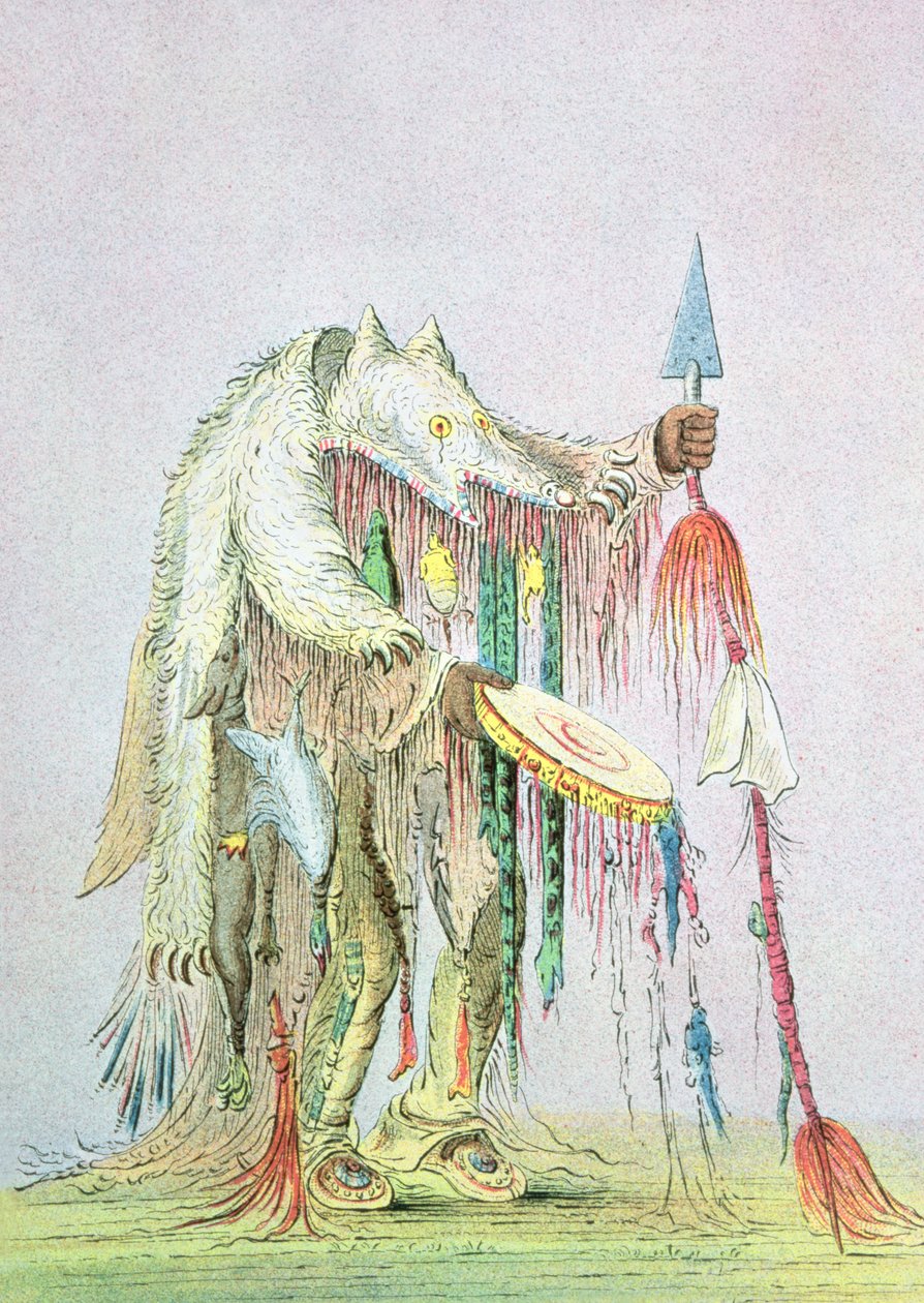 Blackfoot Medisin Man av George Catlin