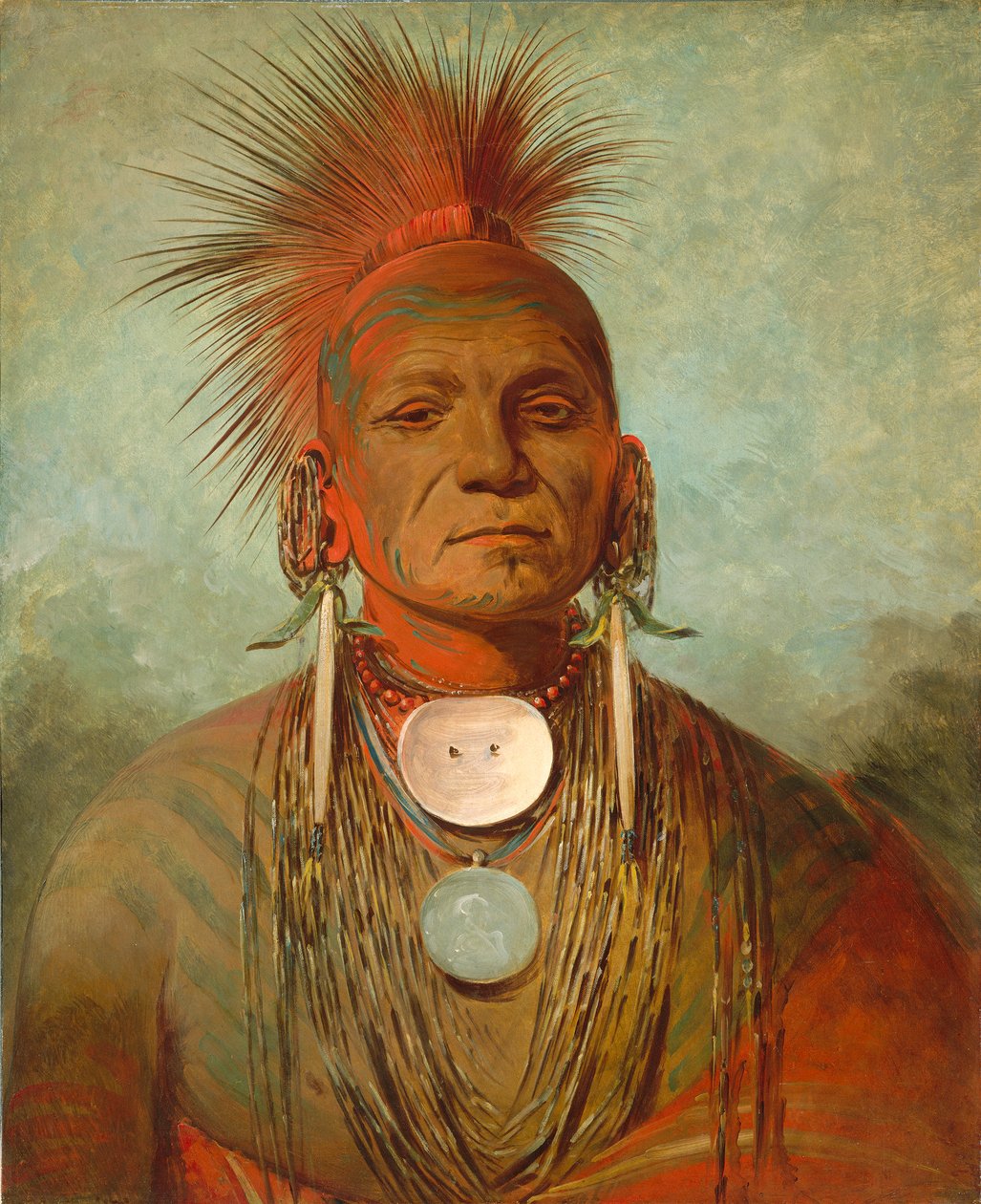 See-non-ty-a, en Iowa Medicine Man, 1844-45 av George Catlin