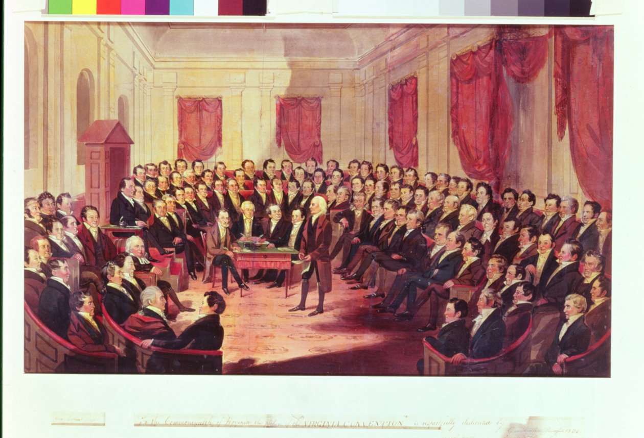 Virginia Constitutional Convention, 1830 av George Catlin