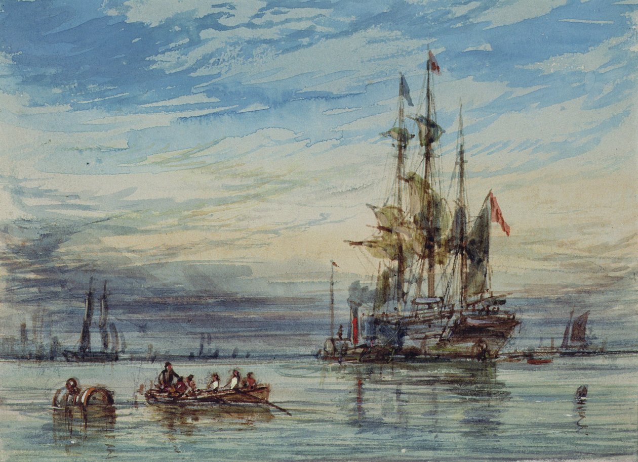 Shipping, 1800-tallet av George the Elder Chambers