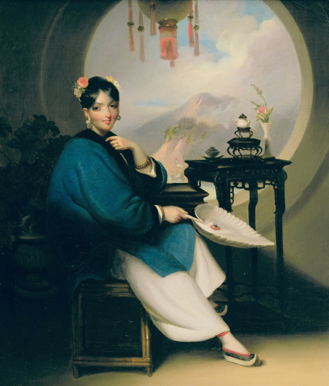 En geisha-jente av George Chinnery