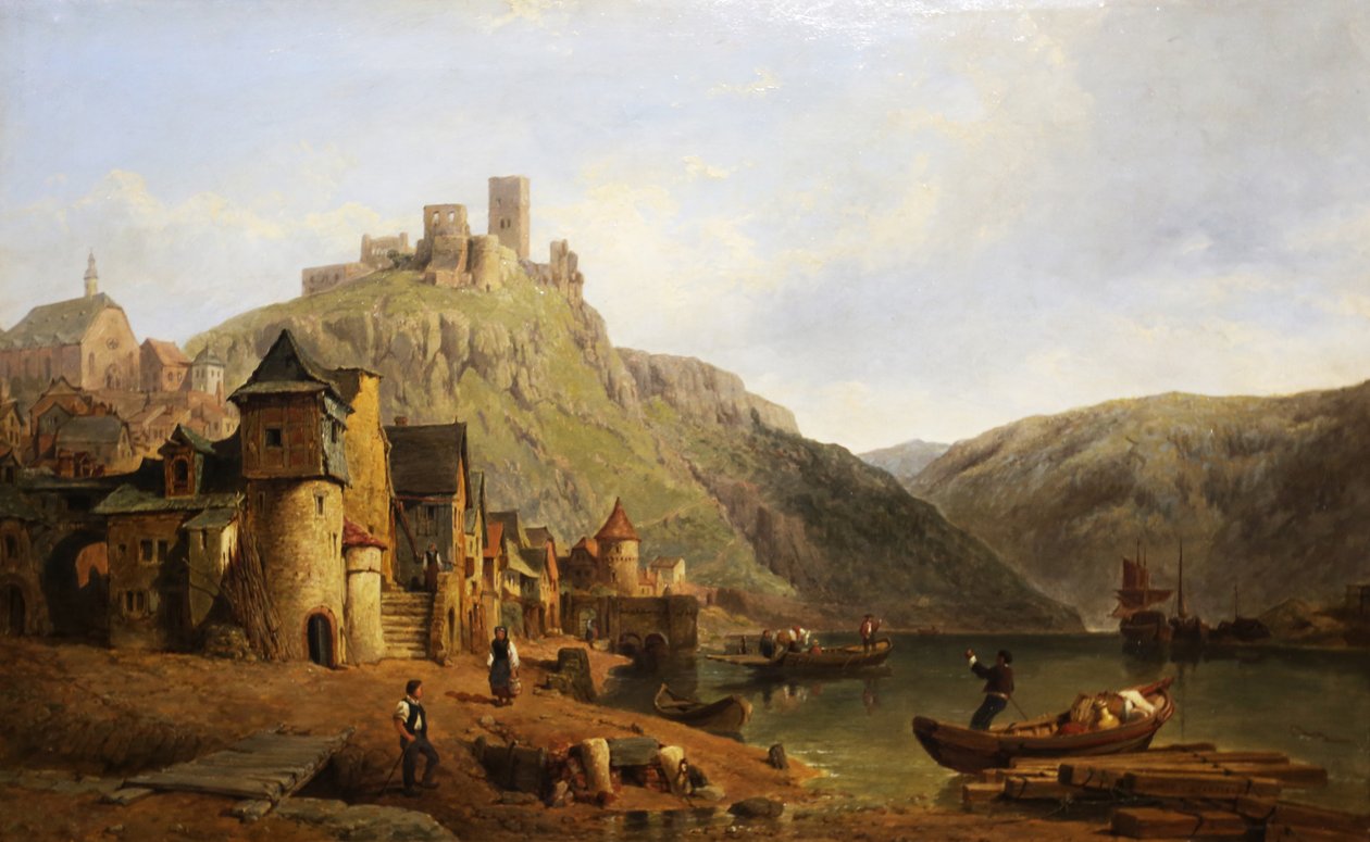 Beilstein ved Mosel av George Clarkson Stanfield