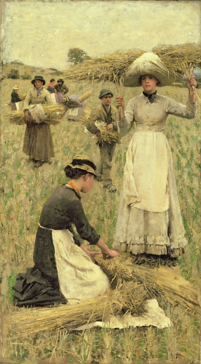 Gleaners, 1882 av George Clausen