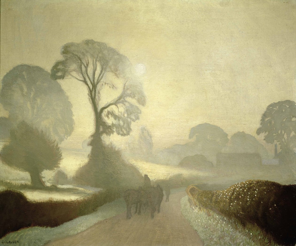 oktober morgen av George Clausen