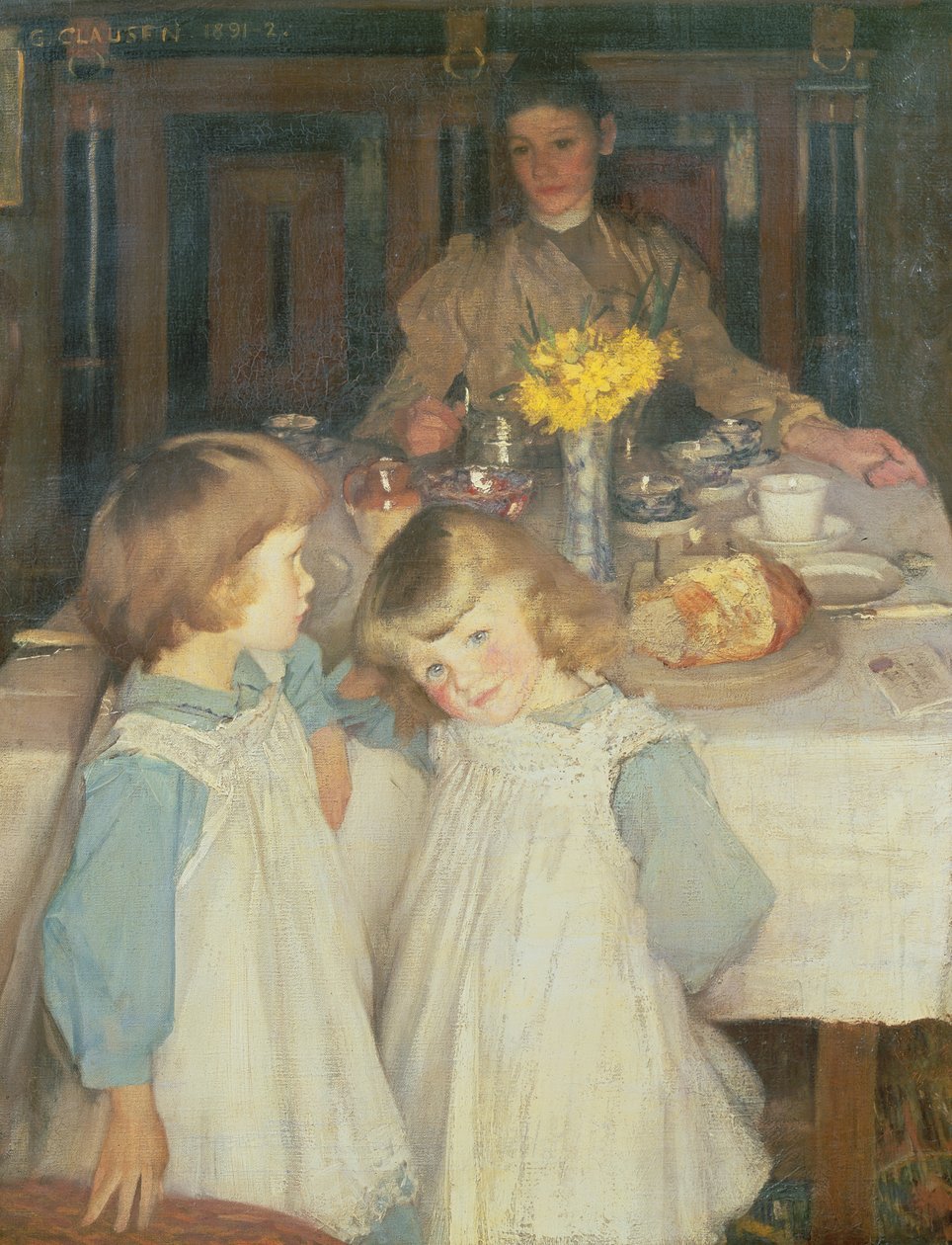 Frokostbordet av George Clausen
